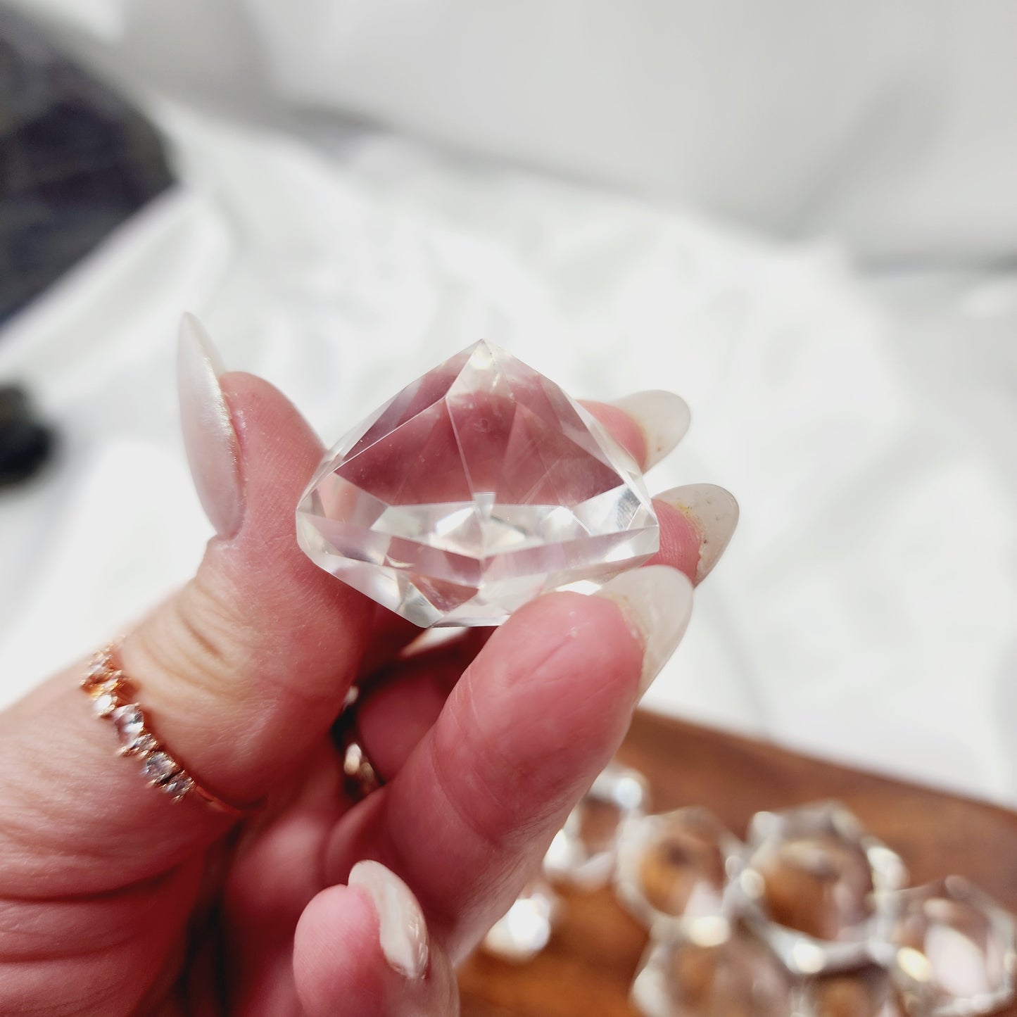 Gem Clear Quartz Diamond - G15