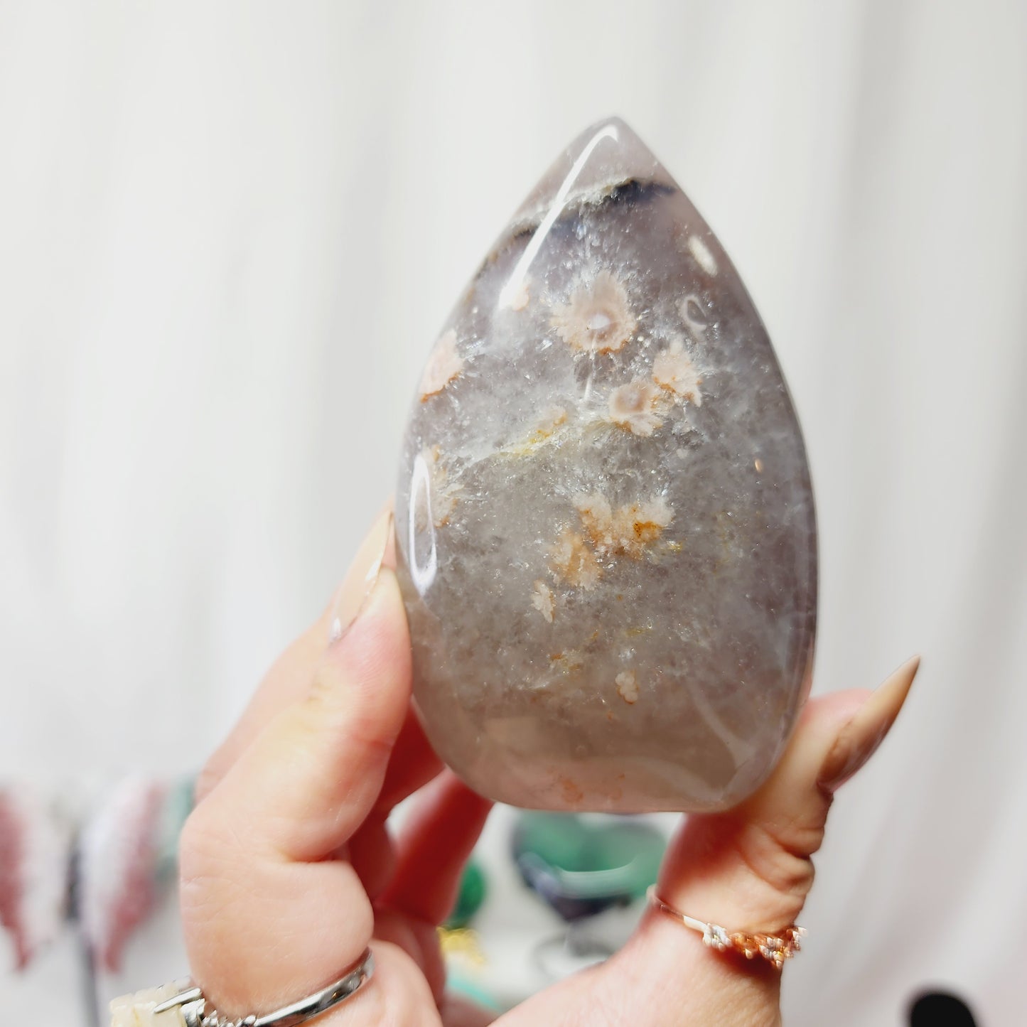 Flower Agate Free Form - F67