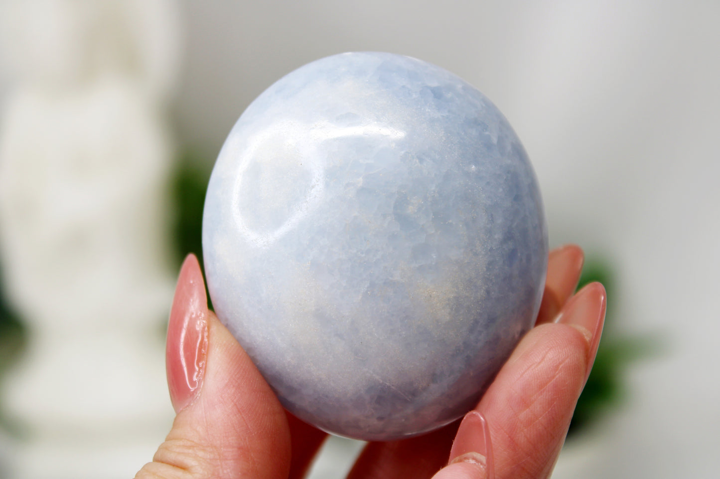 Blue Calcite Palm