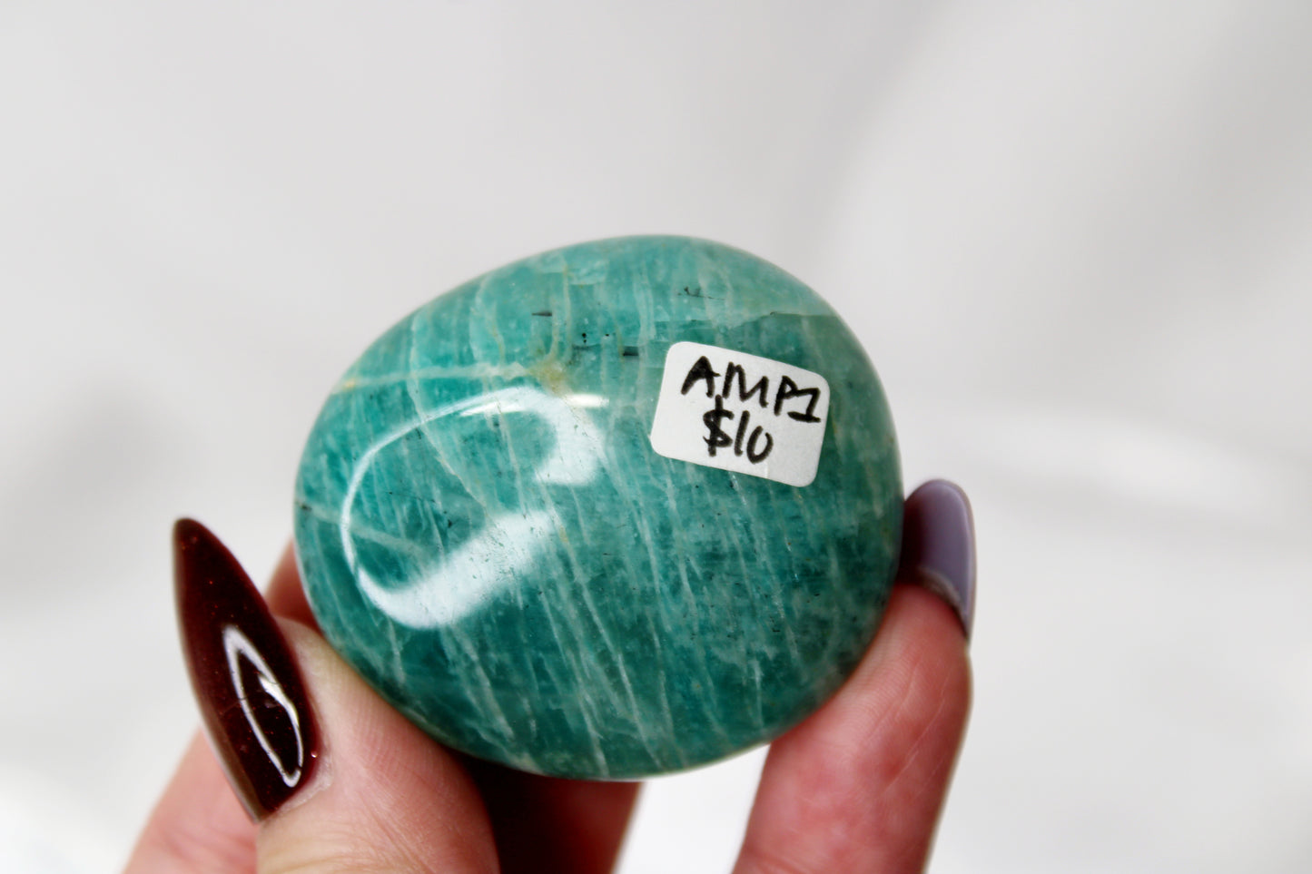Amazonite Palm Stone