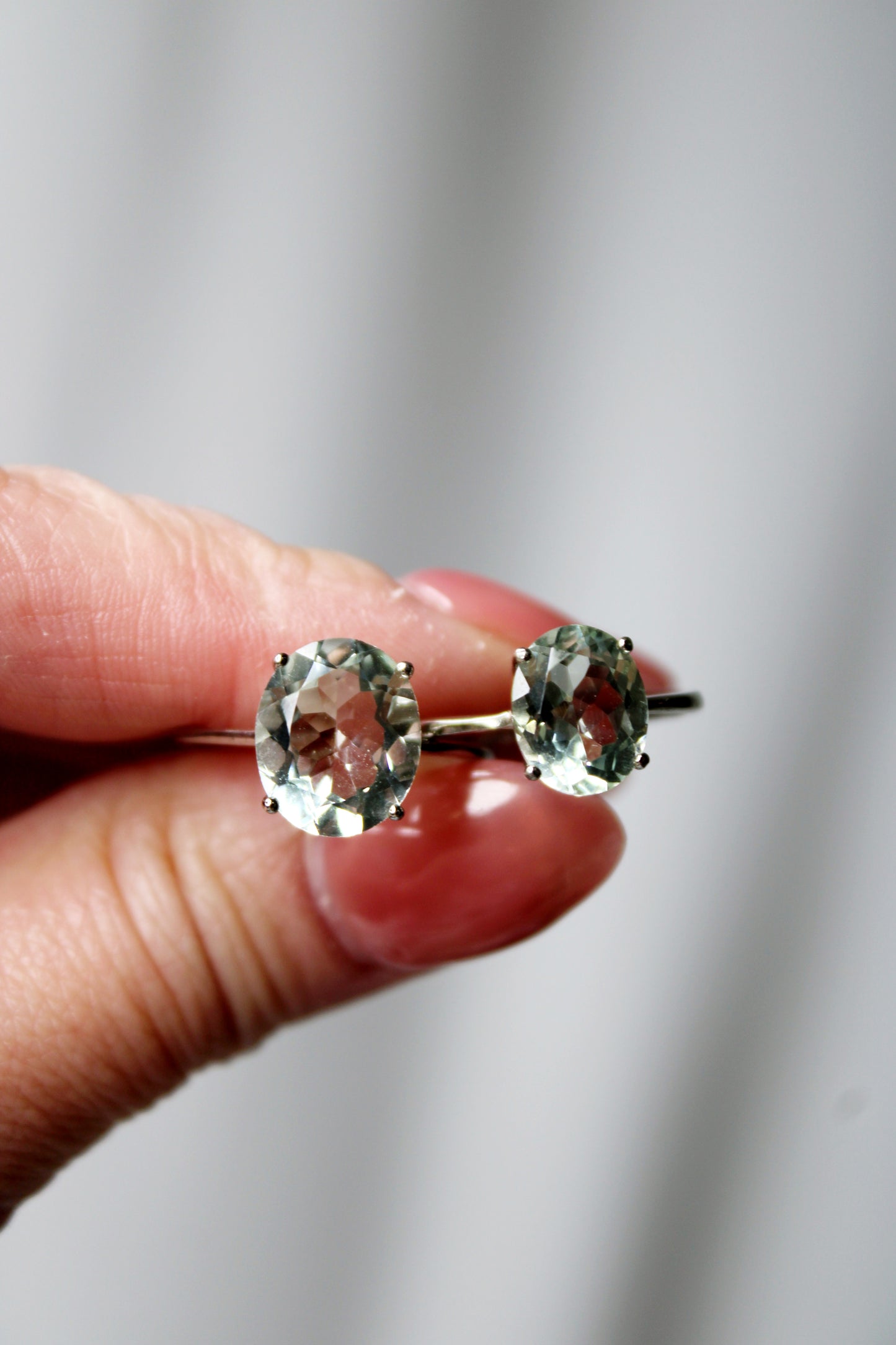Green Amethyst Ring