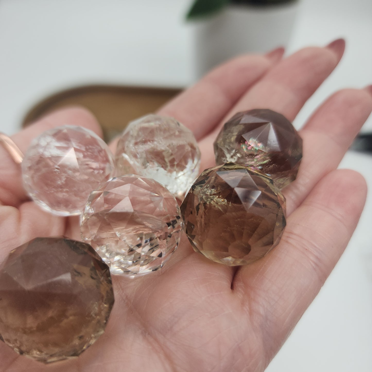 120 Faceted Small Mini Sphere