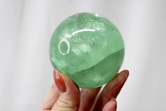 Green Flourite Sphere - XFP