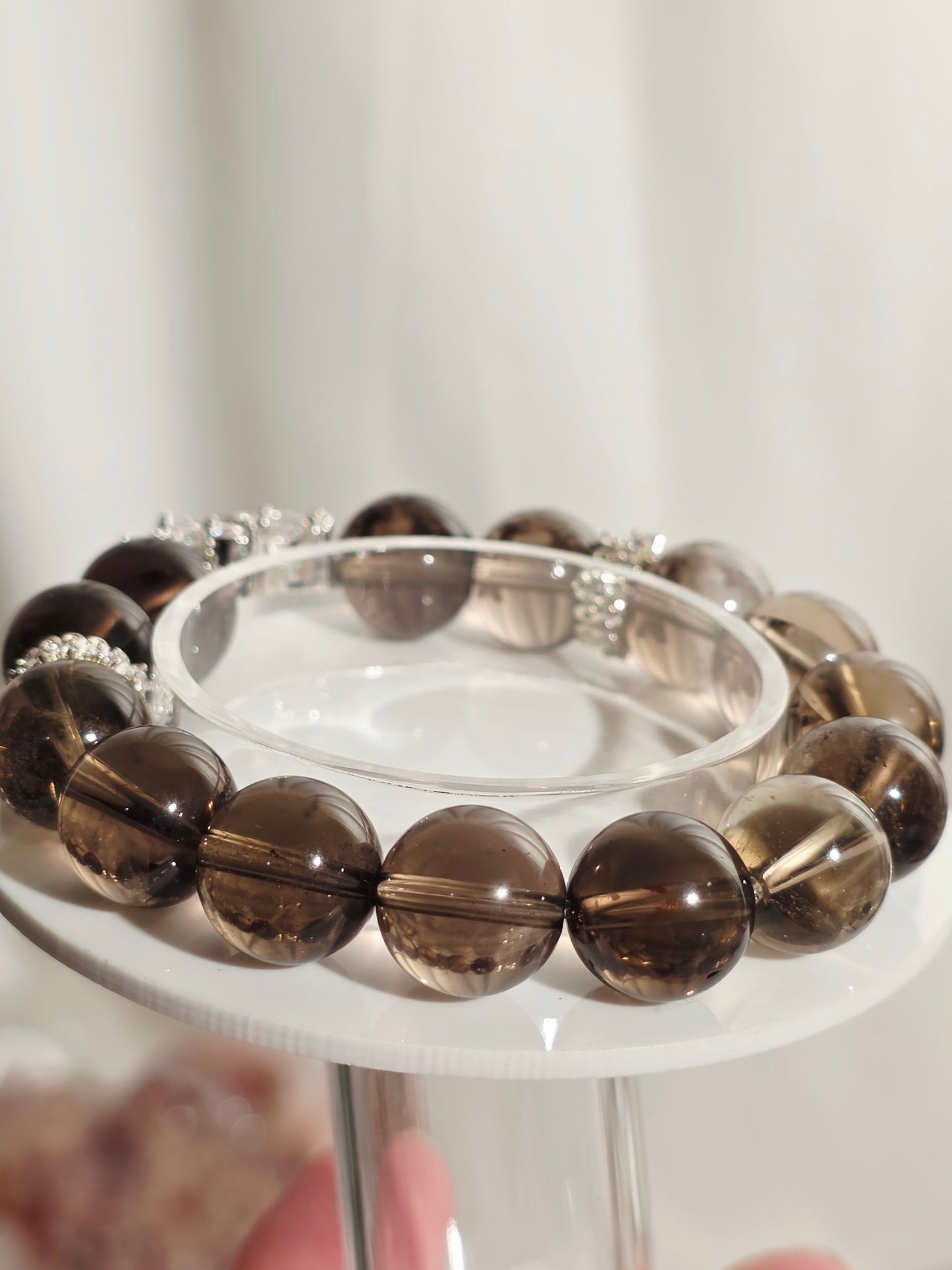 Smokey Quartz Butterfly Zirconia