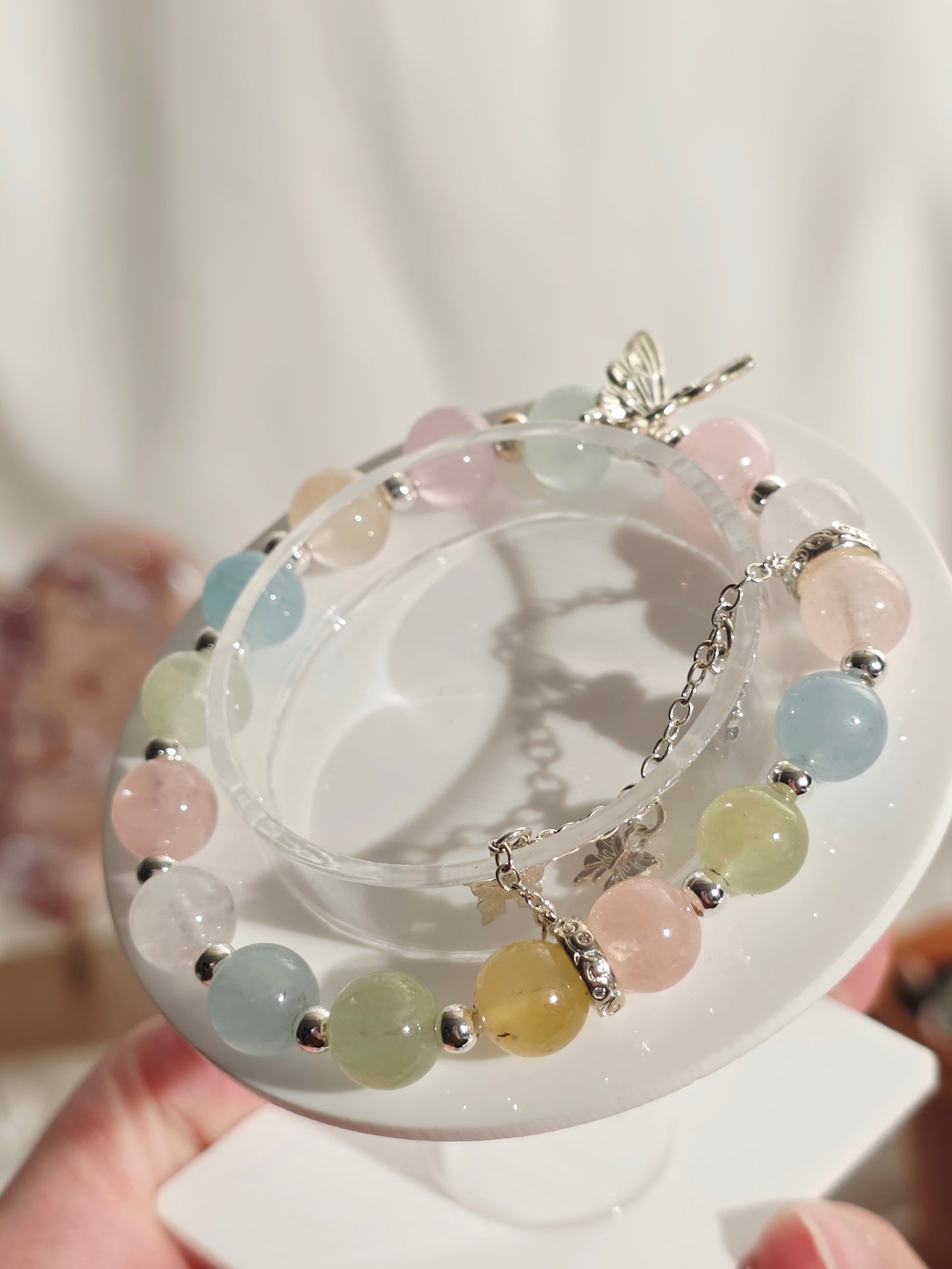 Grace in Morganite Bracelet