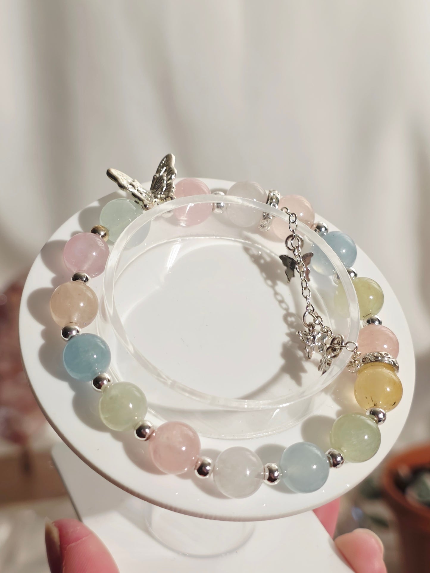 Grace in Morganite Bracelet