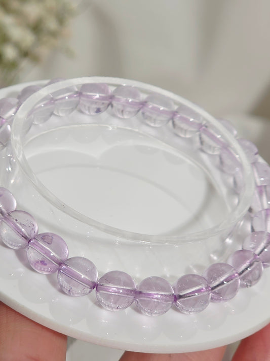 HQ Light Amethyst Bracelet 7.5mm