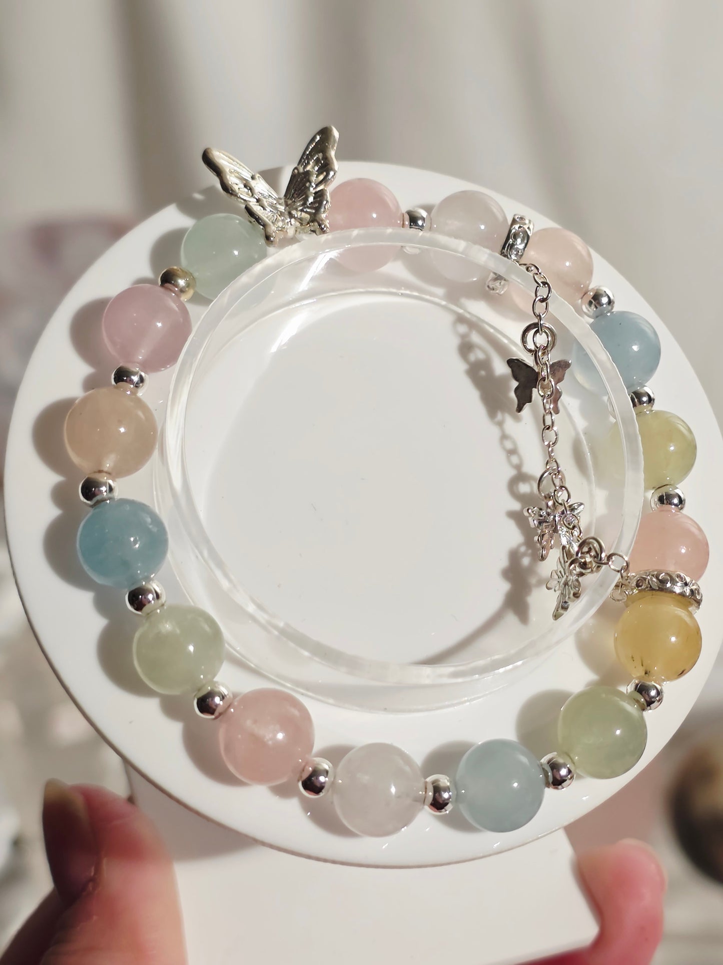 Grace in Morganite Bracelet