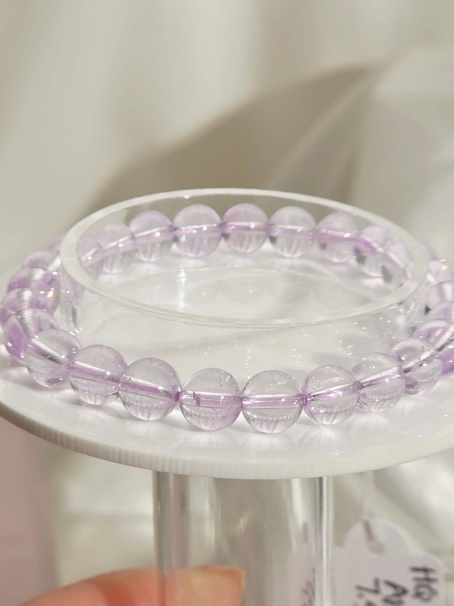 HQ Light Amethyst Bracelet 7.5mm
